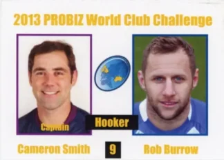 2013 World Cup Challenge - Card 09 Cameron Smith & Rob Burrow