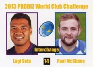 2013 World Cup Challenge - Card 14 Lagi Setu & Paul McShane