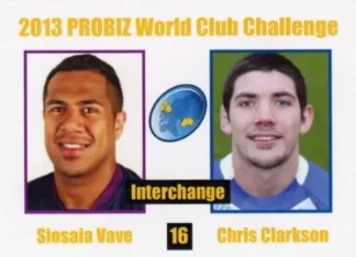 2013 World Cup Challenge - Card 16 Siosaia Vave & Chris Clarkson
