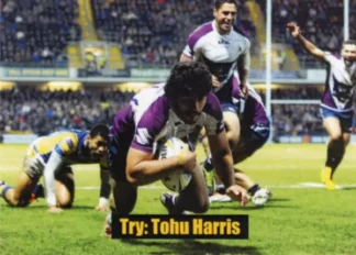 The NRL Trading Card Specialists 13 2013 World Cup Challenge - Card 28 Tohu Harris