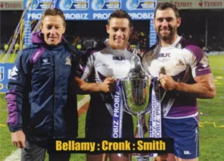 The NRL Trading Card Specialists 7 2013 World Cup Challenge - Card 34 Bellamy / Cronk / Smith