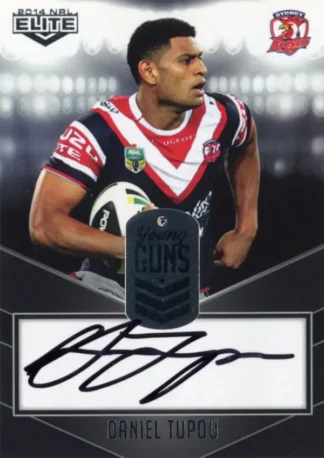 2014 NRL Elite Young Guns Signature - YG14 Daniel Tupou Sydney Roosters