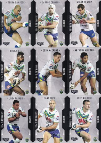 2014 NRL Elite Base Team Set - Canberra Raiders