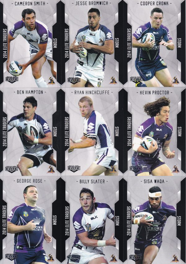 2014 NRL Elite Base Team Set - Melbourne Storm