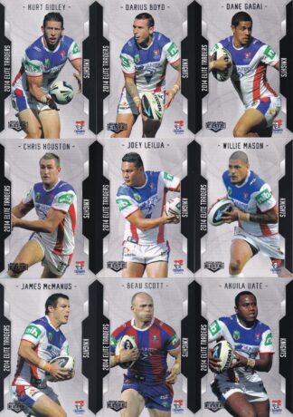 2014 NRL Elite Base Team Set - Newcastle Knights