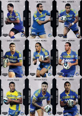 2014 NRL Elite Base Team Set - Parramatta Eels