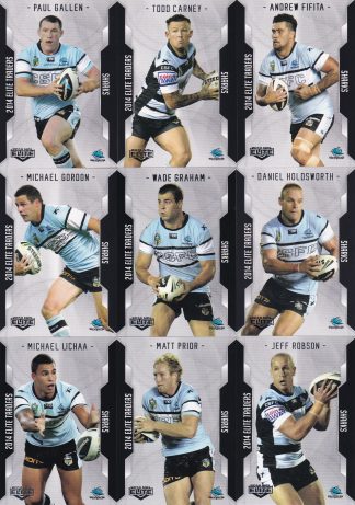 2014 NRL Elite Base Team Set - Cronulla Sharks