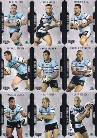 2014 NRL Elite Base Team Set - Cronulla Sharks