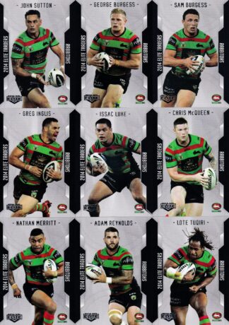 2014 NRL Elite Base Team Set - South Sydney Rabbitohs