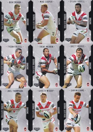 2014 NRL Elite Base Team Set - St George Dragons