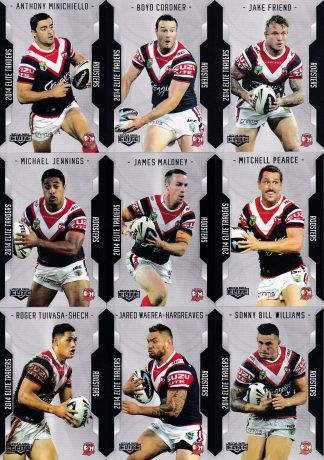 2014 NRL Elite Base Team Set - Sydney Roosters
