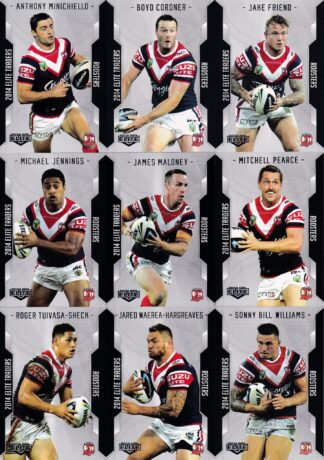 2014 NRL Elite Base Team Set - Sydney Roosters