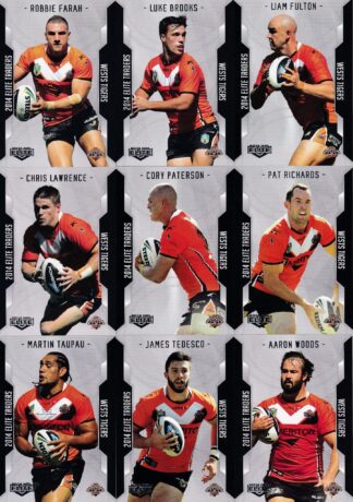 2014 NRL Elite Base Team Set - Wests Tigers