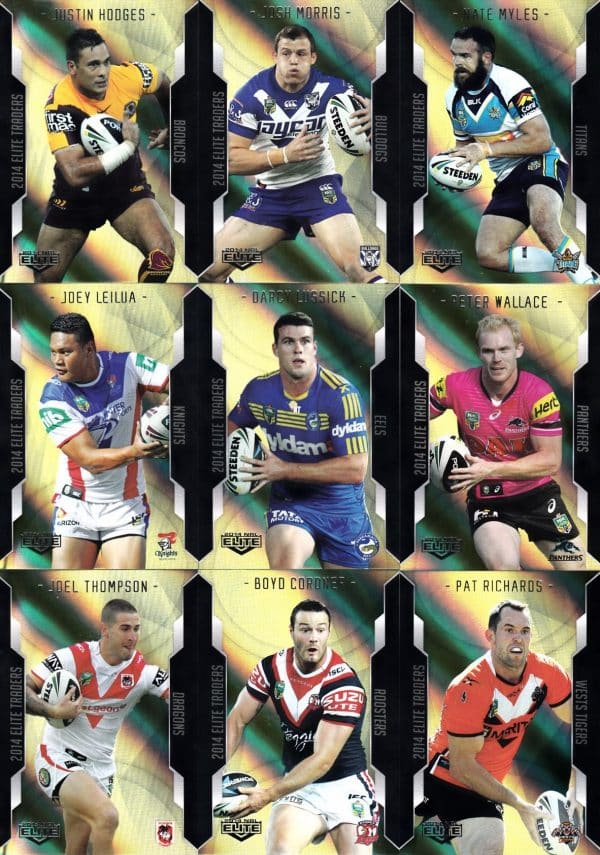 2014 NRL Elite Gold Parallel - Full Set 144 Cards
