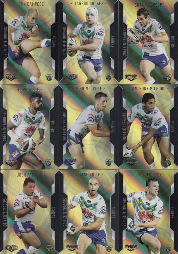 2014 NRL Elite Gold Parallel - Full Set 144 Cards - Image 16