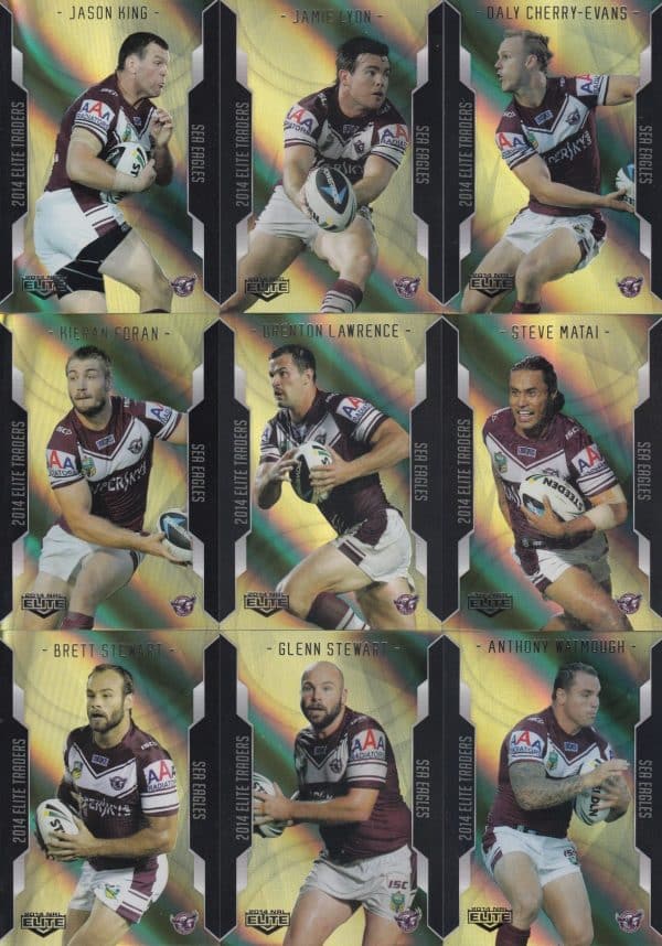 2014 NRL Elite Gold Parallel - Full Set 144 Cards - Image 12