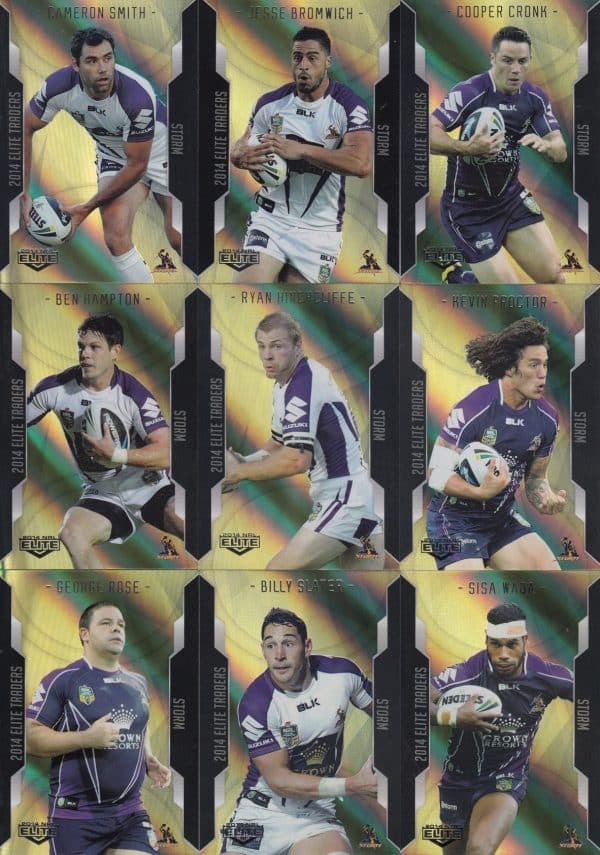 2014 NRL Elite Gold Parallel - Full Set 144 Cards - Image 11