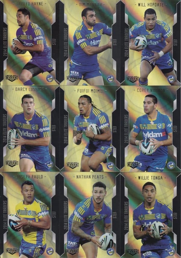 2014 NRL Elite Gold Parallel - Full Set 144 Cards - Image 8