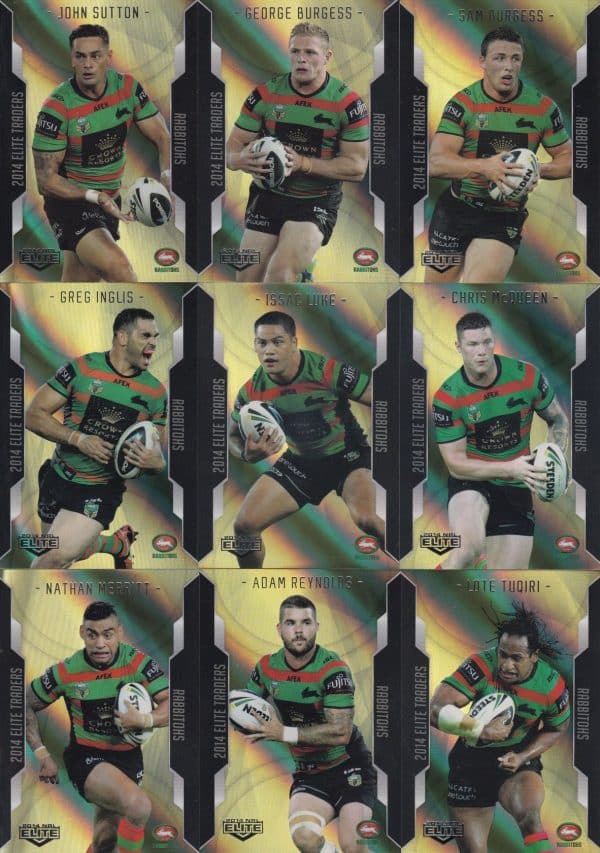 2014 NRL Elite Gold Parallel - Full Set 144 Cards - Image 6