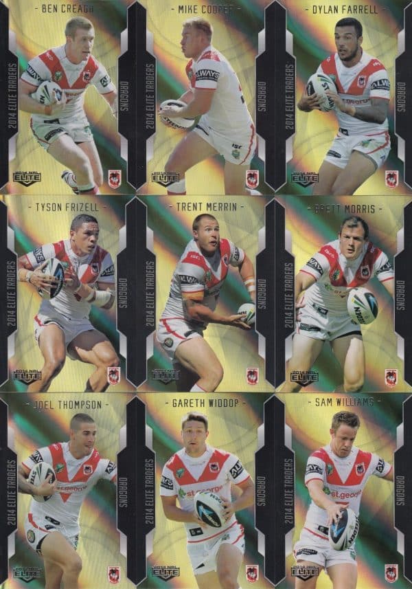 2014 NRL Elite Gold Parallel - Full Set 144 Cards - Image 5
