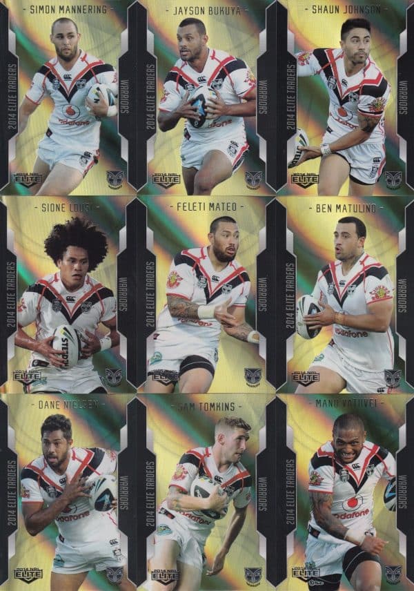 2014 NRL Elite Gold Parallel - Full Set 144 Cards - Image 3
