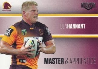 2014 NRL Elite Master & Apprentice - MA01 Ben Hannant Brisbane Broncos