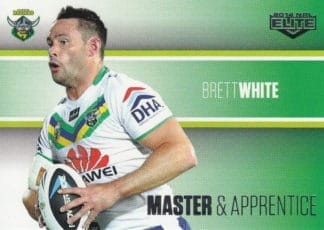 2014 NRL Elite Master & Apprentice - MA05 Brett White Canberra Raiders