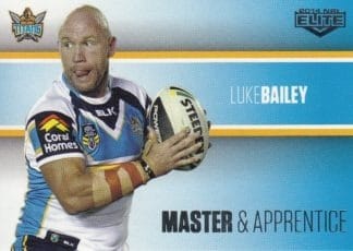 2014 NRL Elite Master & Apprentice - MA09 Luke Bailey Gold Coast Titans
