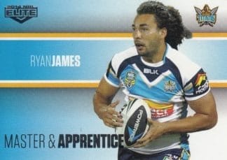 2014 NRL Elite Master & Apprentice - MA10 Ryan James Gold Coast Titans