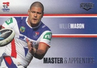 2014 NRL Elite Master & Apprentice - MA15 Willie Mason Newcastle Knights