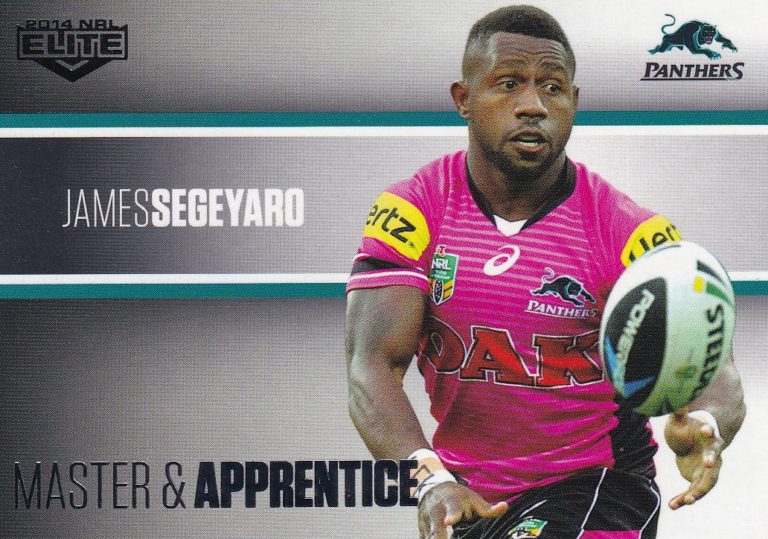 2014 NRL Elite Master & Apprentice - MA20 James Segeyaro Penrith Panthers