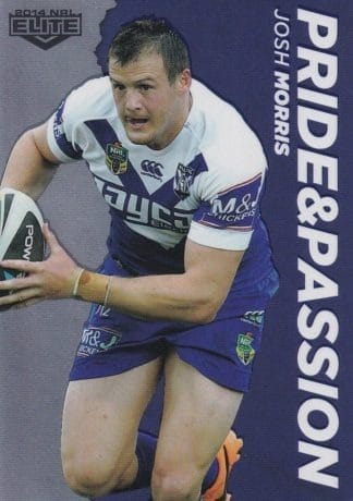 2014 NRL Elite Pride & Passion - PP04 Josh Morris Canterbury Bulldogs