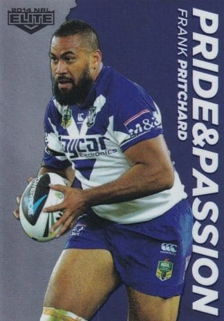 2014 NRL Elite Pride & Passion - PP05 Frank Pritchard Canterbury Bulldogs