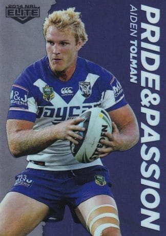 2014 NRL Elite Pride & Passion - PP06 Aiden Tolman Canterbury Bulldogs