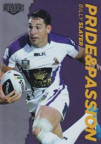 2014 NRL Elite Pride & Passion - PP21 Billy Slater Melbourne Storm