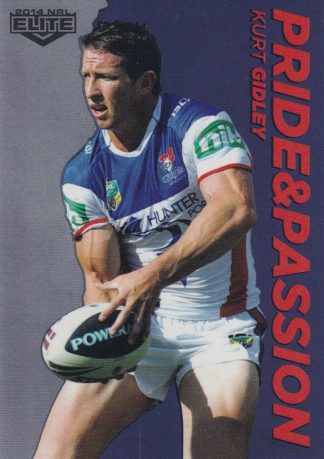 2014 NRL Elite Pride & Passion - PP22 Kurt Gidley Newcastle Knights