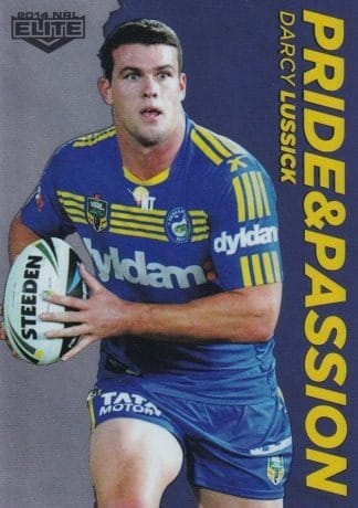 2014 NRL Elite Pride & Passion - PP26 Darcy Lussick Parramatta Eels