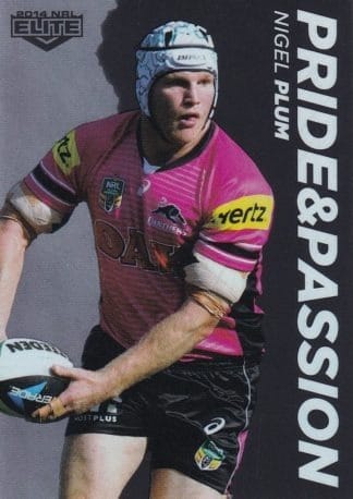 2014 NRL Elite Pride & Passion - PP29 Nigel Plum Penrith Panthers