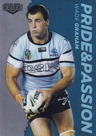 2014 NRL Elite Pride & Passion - PP33 Wade Graham Cronulla Sharks