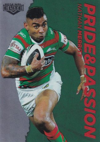 2014 NRL Elite Pride & Passion - PP36 Nathan Merritt South Sydney Rabbitohs