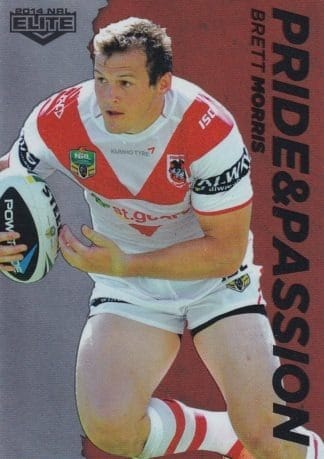 2014 NRL Elite Pride & Passion - PP38 Brett Morris St George Dragons