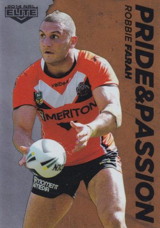 2014 NRL Elite Pride & Passion - PP47 Robbie Farah Wests Tigers
