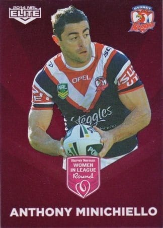 2014 NRL Elite Women In League - WIL1 Anthony Minichiello Sydney Roosters
