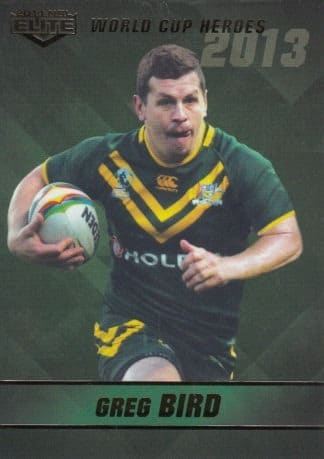 2014 NRL Elite World Cup Heroes - WCH03 Greg Bird