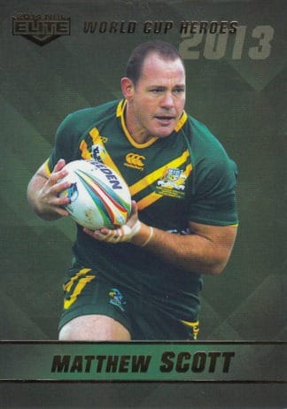 2014 NRL Elite World Cup Heroes - WCH19 Matthew Scott
