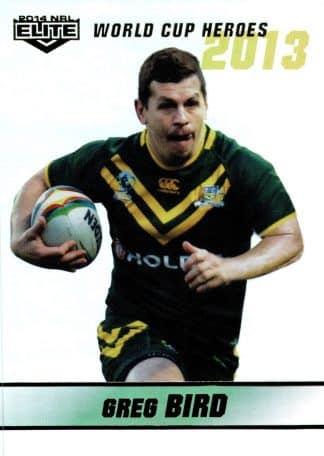 2014 NRL Elite World Cup Heroes Parallel - WCHP03 Greg Bird