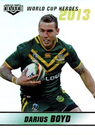 2014 NRL Elite World Cup Heroes Parallel - WCHP04 Darius Boyd