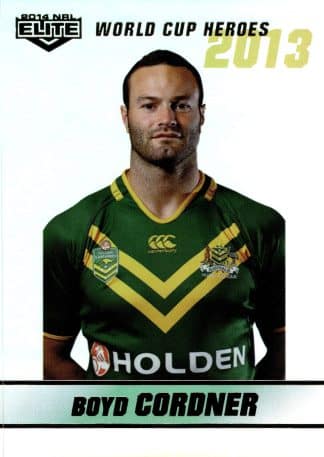 2014 NRL Elite World Cup Heroes Parallel - WCHP06 Boyd Cordner