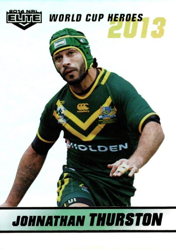 2014 NRL Elite World Cup Heroes Parallel - WCHP24 Johnathan Thurston