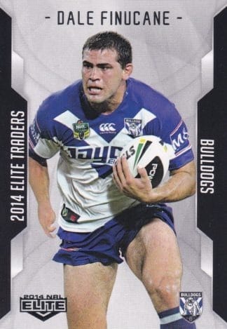 2014 NRL Elite Common Card - Base 012 Dale Finucane Canterbury Bulldogs